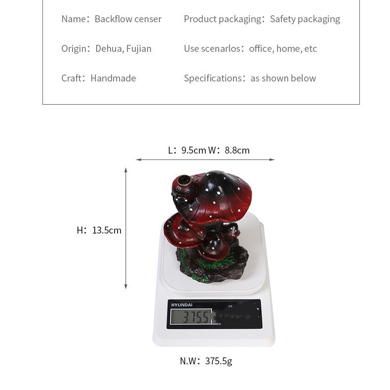 Resin Backflow Incense Burner Home Furnishings