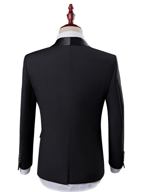 Men's Slim Business Three Piece Suit 