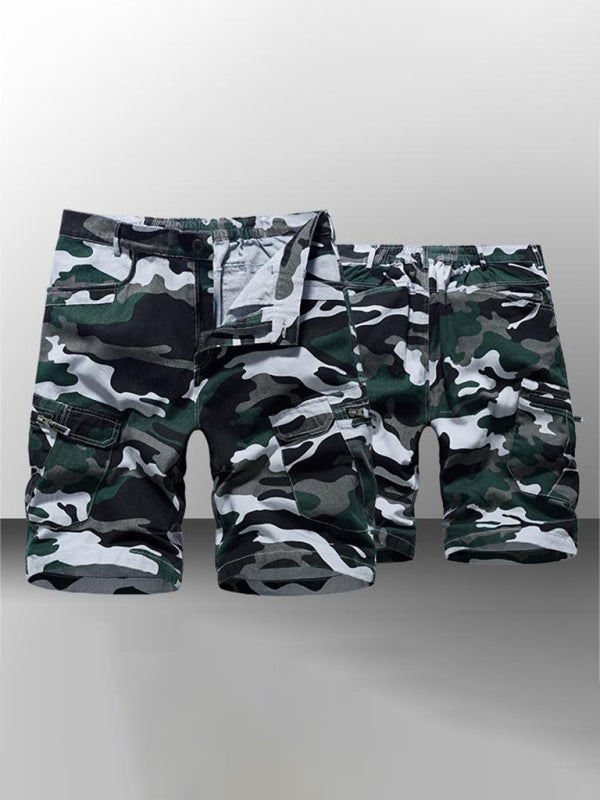 Men's Camouflage Print Cargo Shorts 