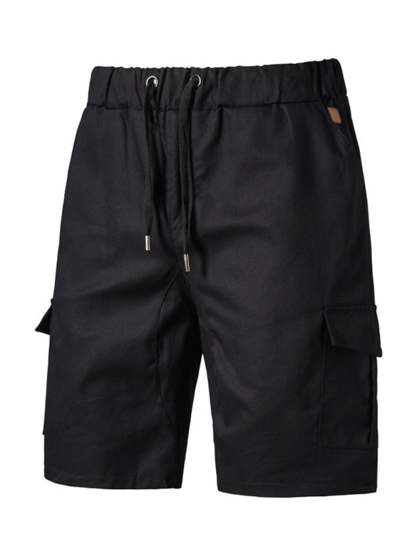 Men's Woven Casual Cargo Multi-Pocket Shorts