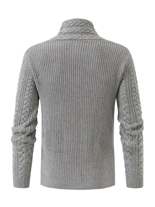 Men's casual pullover warm long sleeve sweater 