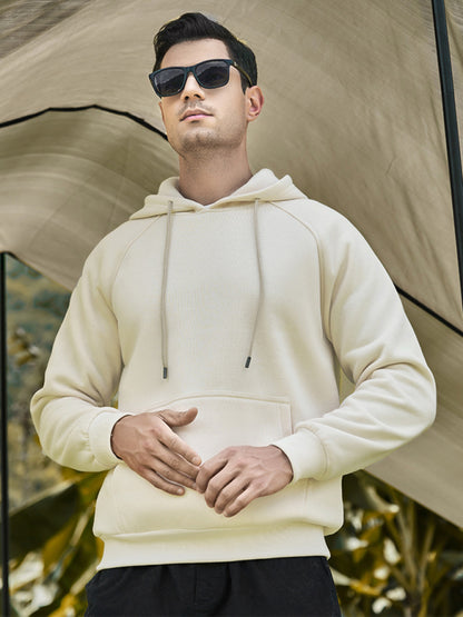 Men's casual solid color fashion hooded sweatshirt 