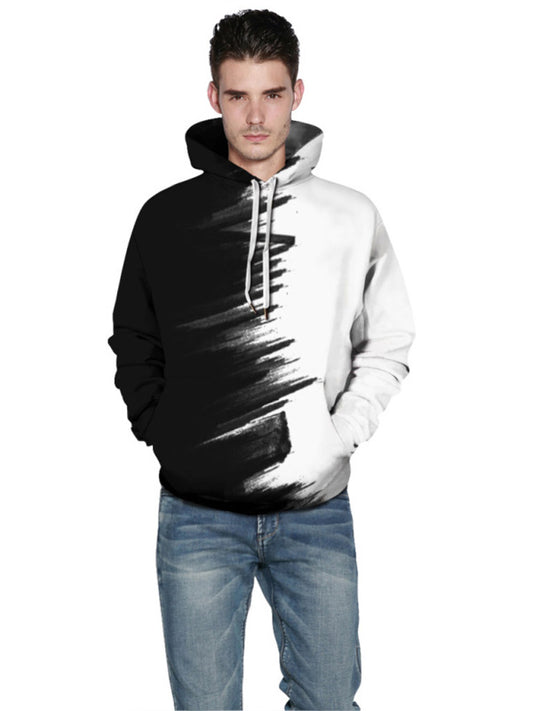 Men's Fashion Casual Digital Print Hoodie 