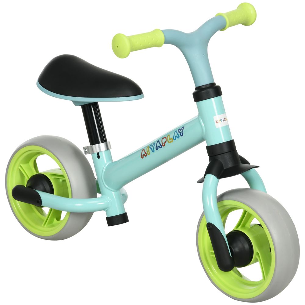 8" Baby Balance Bike w/ Adjustable Seat, Puncture-Free EVA Wheels - Green