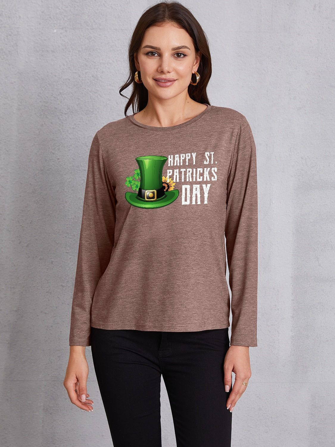 HAPPY ST. PATRICK'S DAY Round Neck T-Shirt 