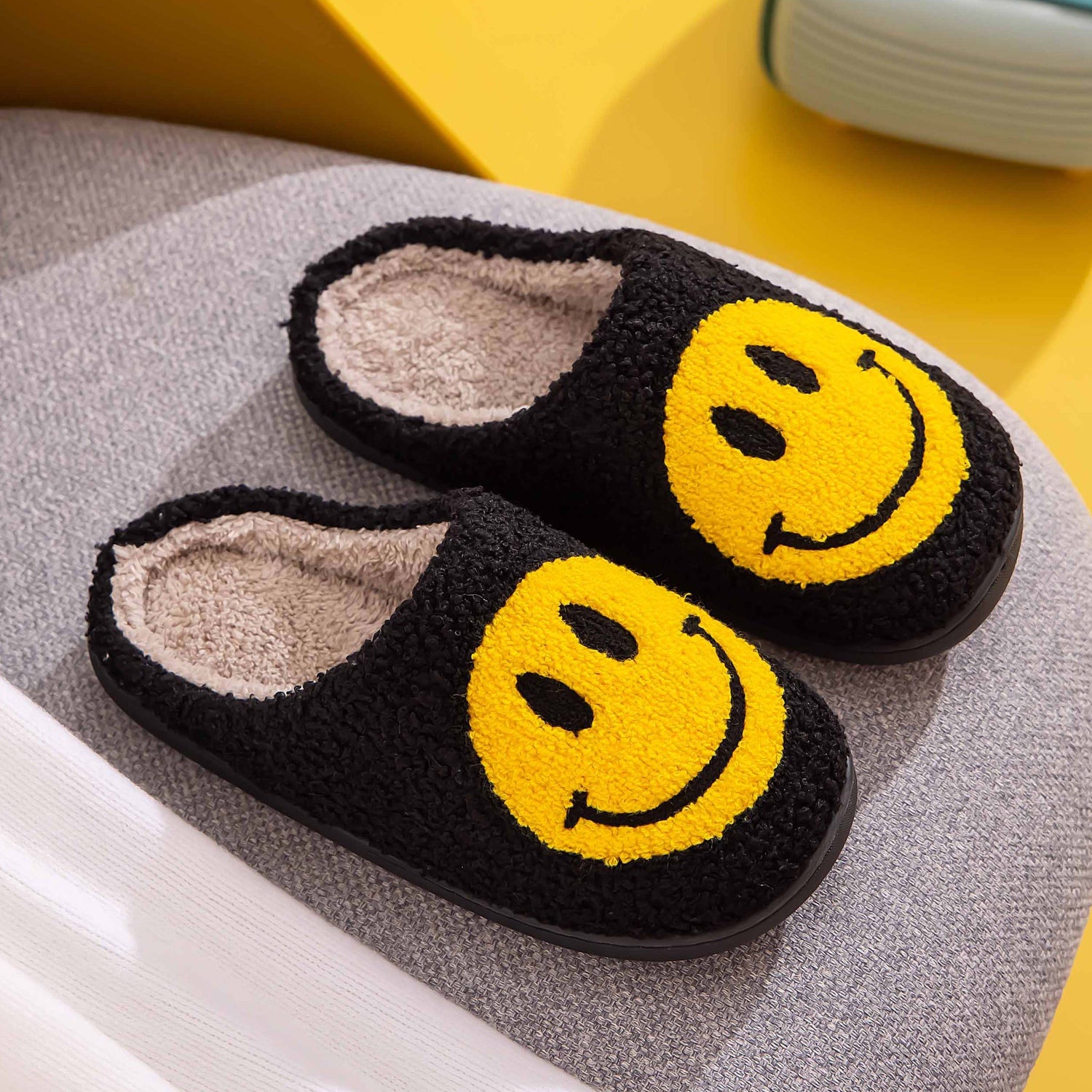 Melody Smiley Face Slippers 