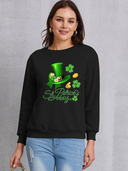 ST. PATRICK'S DAY Round Neck Sweatshirt 