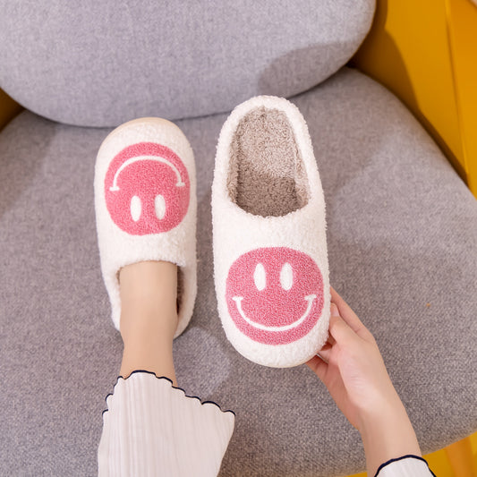 Melody Smiley Face Slippers - Babbazon Camisole