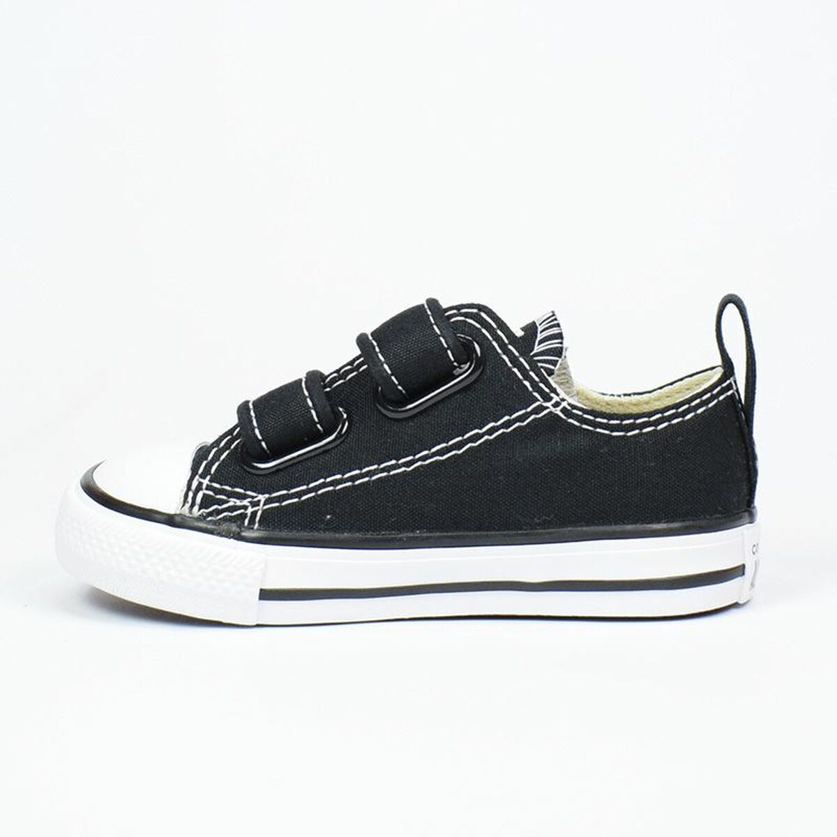 Children’s Casual Trainers Converse Chuck Taylor All Star Black Velcro 