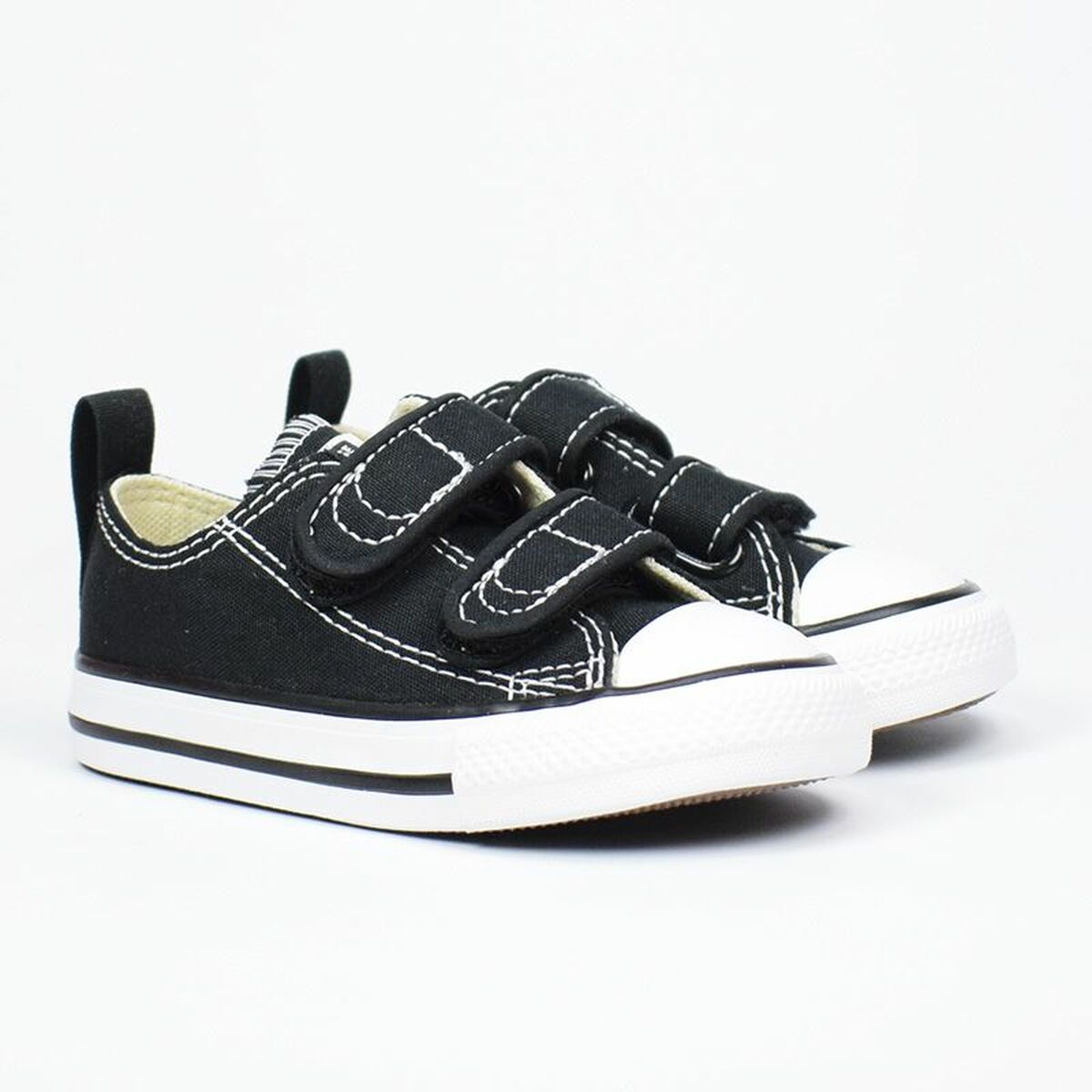 Children’s Casual Trainers Converse Chuck Taylor All Star Black Velcro 