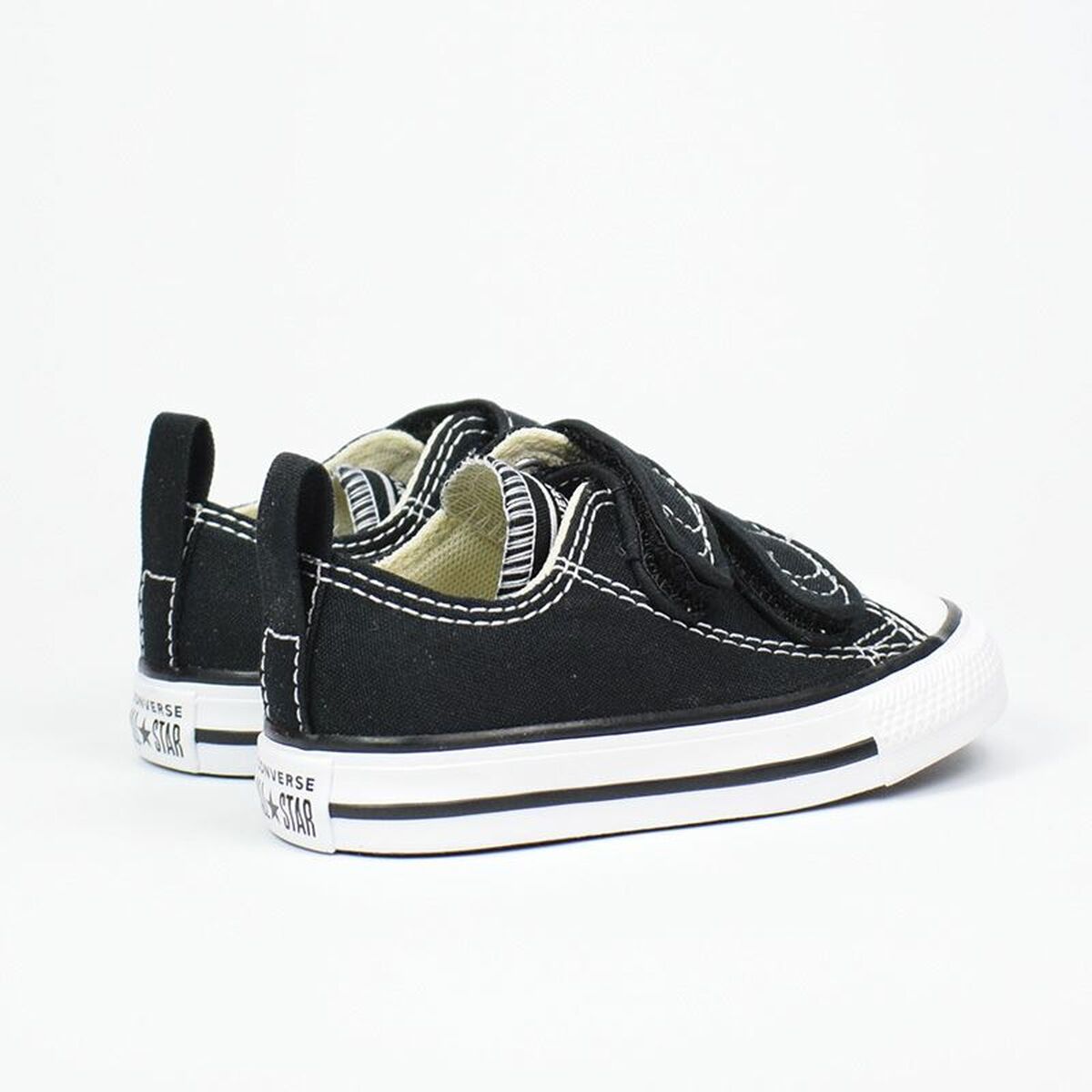 Children’s Casual Trainers Converse Chuck Taylor All Star Black Velcro 