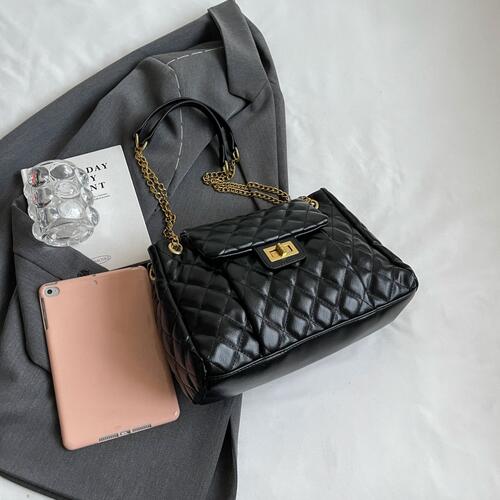 PU Leather Shoulder Bag 