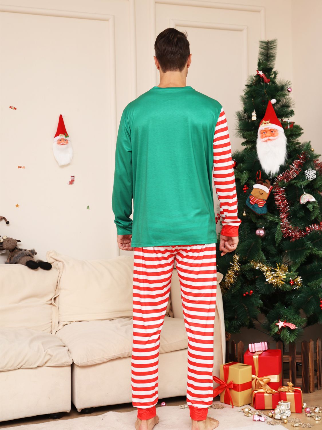 Full Size MERRY CHRISTMAS Top and Pants Set 