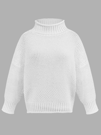 Turtleneck Long Sleeve Sweater 