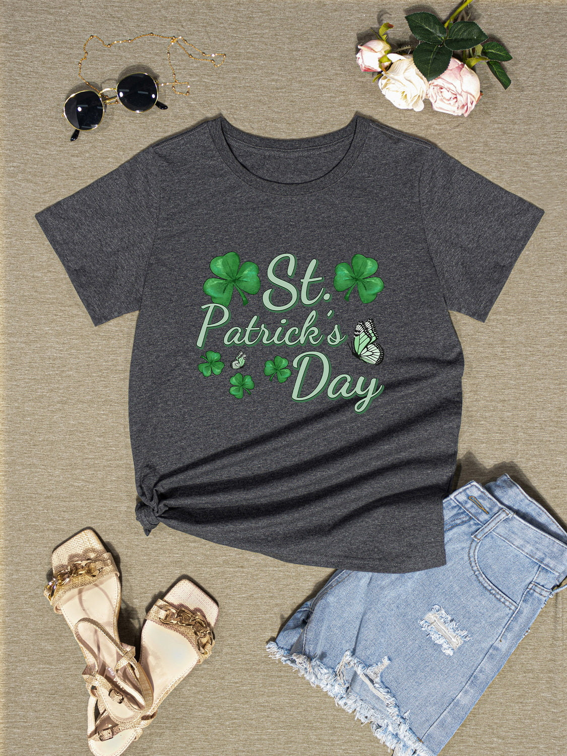 ST. PATRICK'S DAY Round Neck T-Shirt 