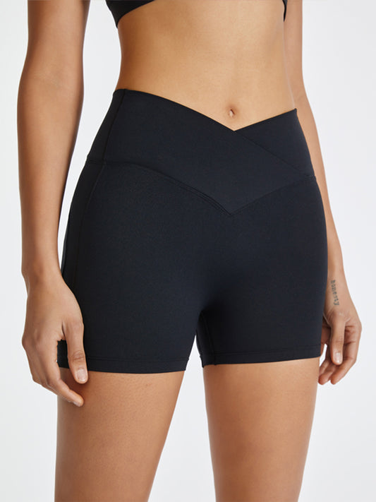 High Waist Active Shorts 