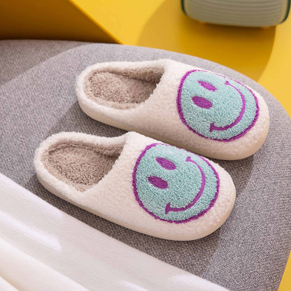 Melody Smiley Face Slippers 