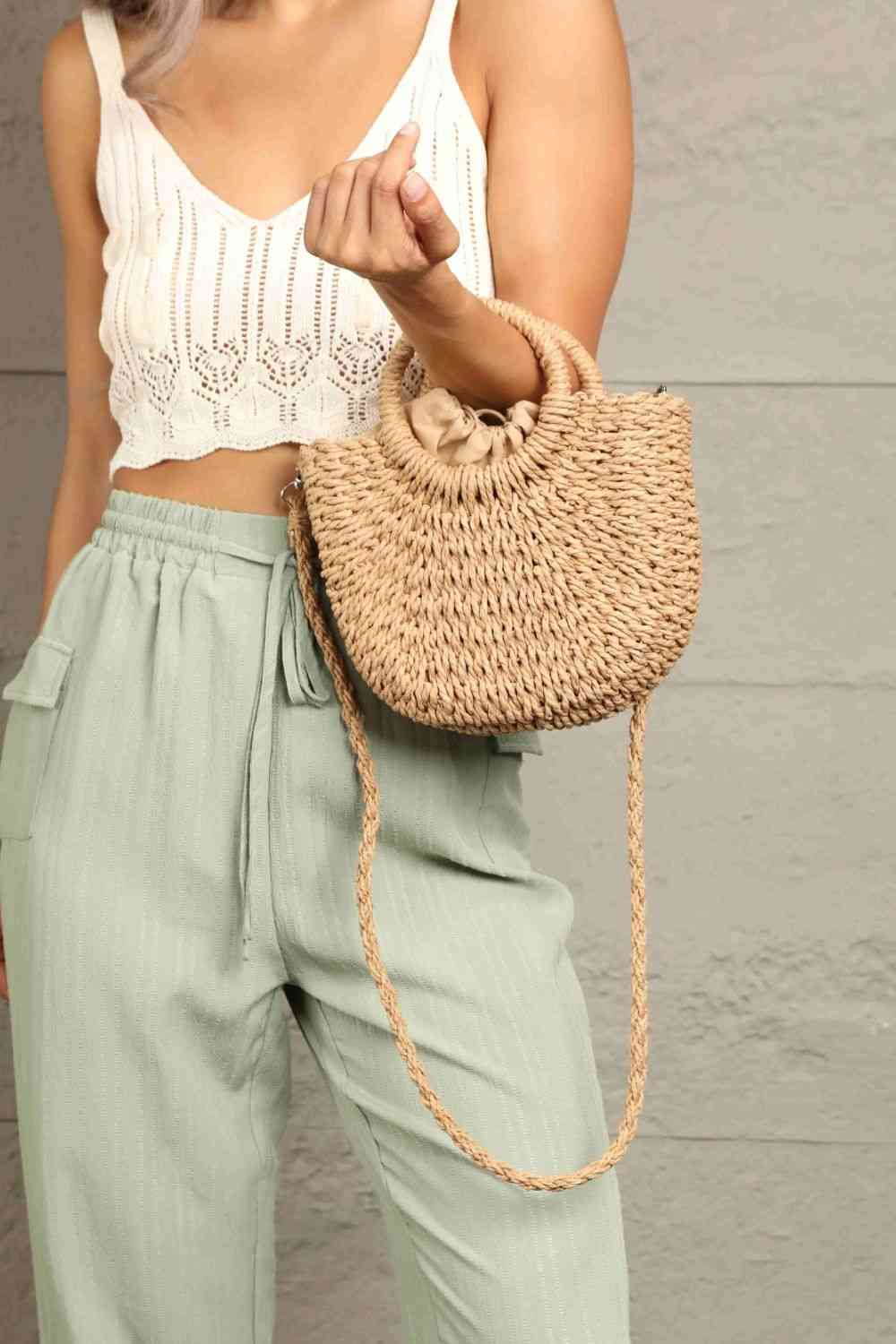 Adored Crochet Crossbody Bag 