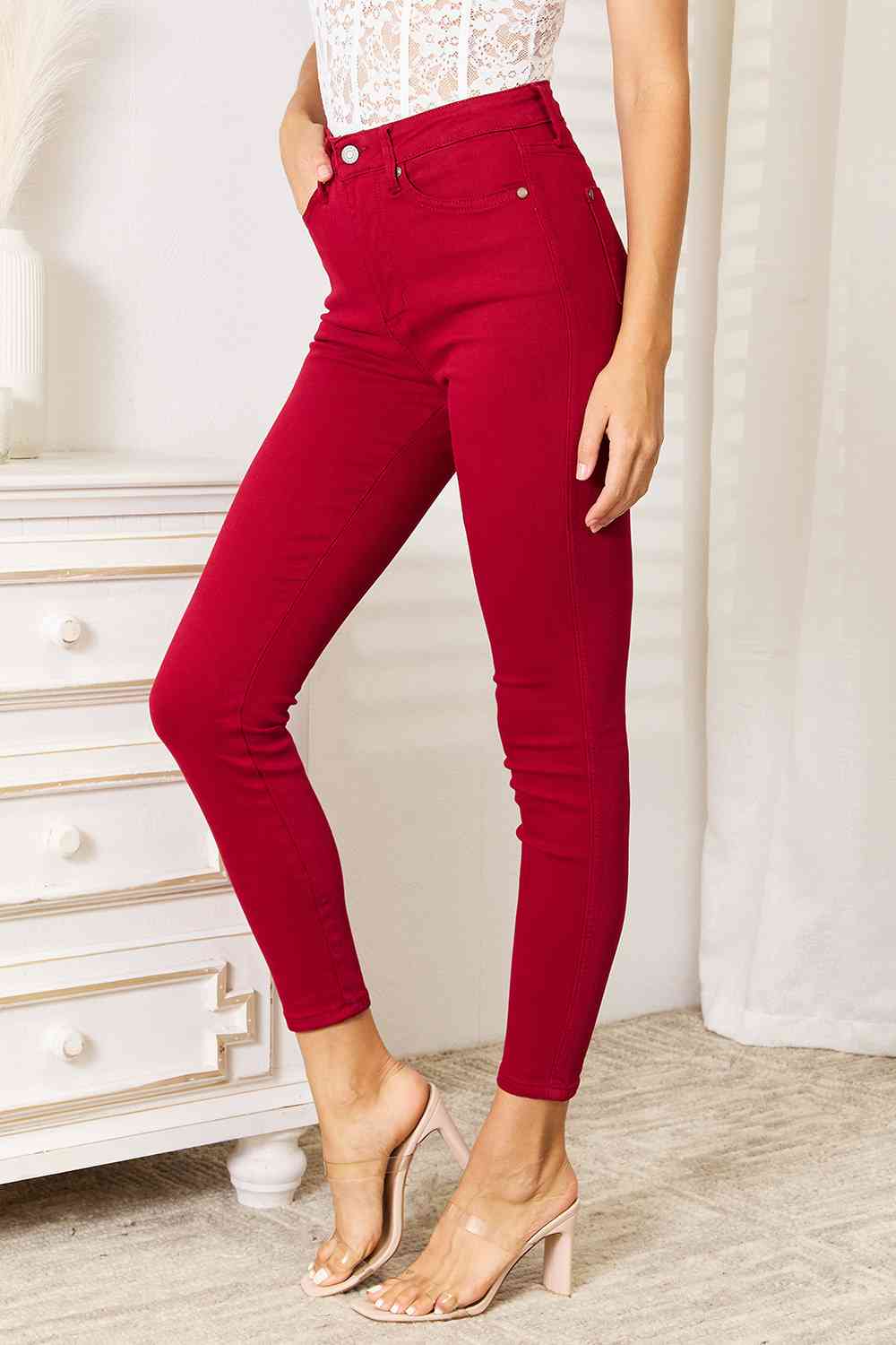 Judy Blue Full Size High Waist Tummy Control Skinny Jeans 