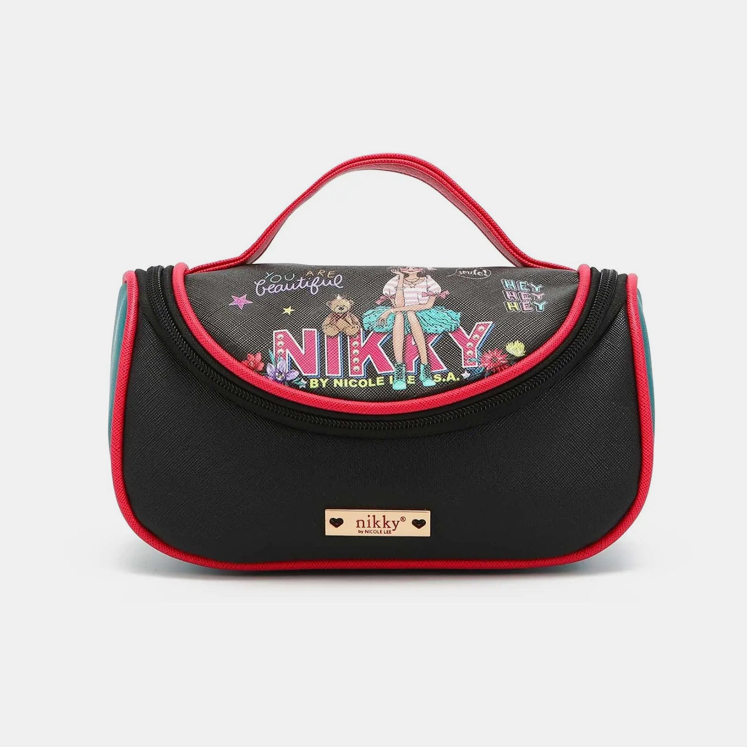 Nicole Lee USA Nikky Contrast Makeup Bag 