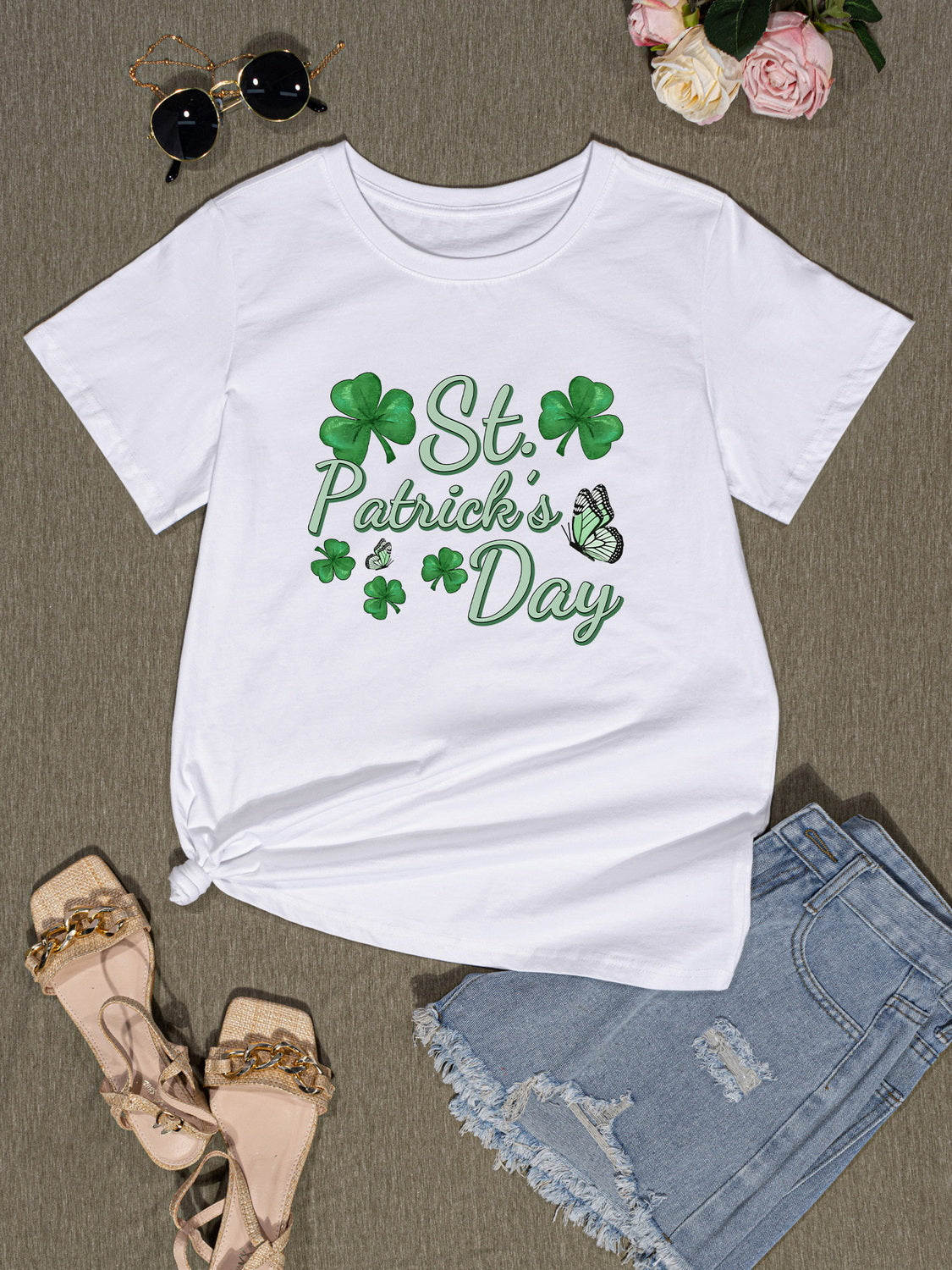 ST. PATRICK'S DAY Round Neck T-Shirt 