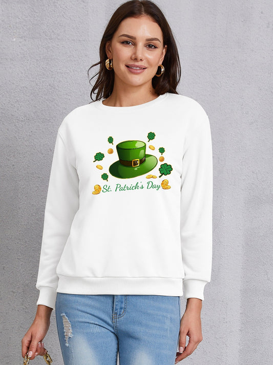 ST. PATRICK'S DAY Round Neck Sweatshirt 