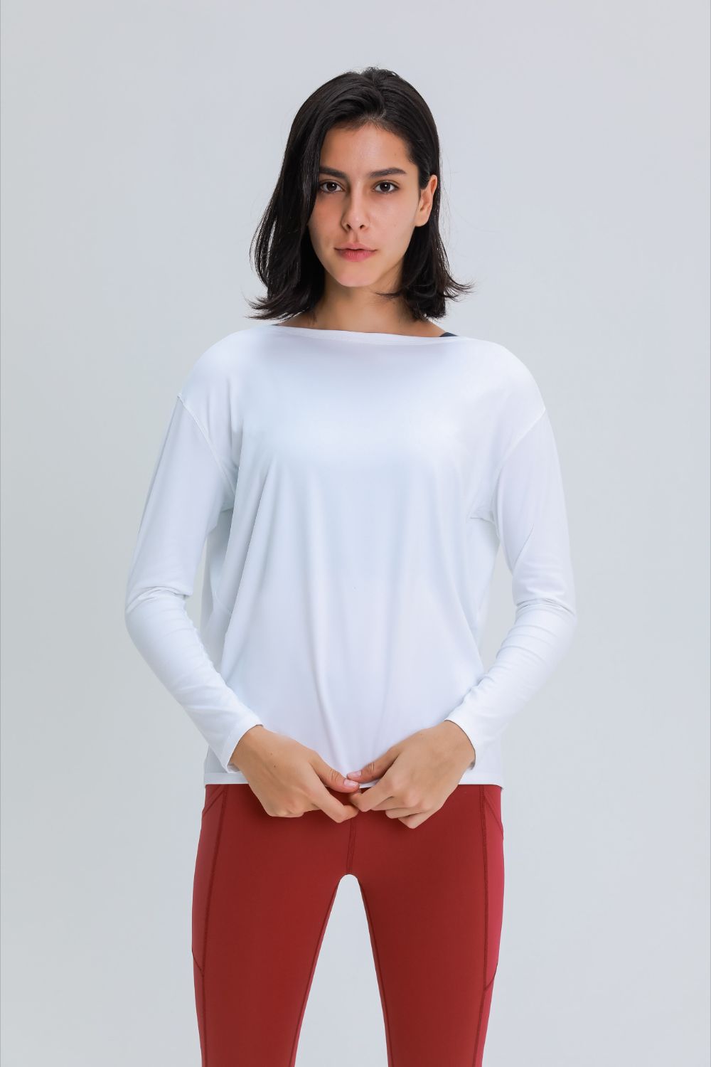 Loose Fit Active Top - Babbazon Tops