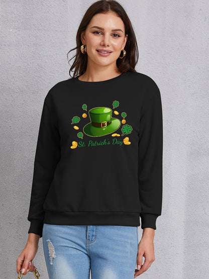 ST. PATRICK'S DAY Round Neck Sweatshirt 