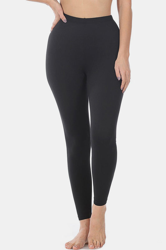 Zenana Premium Microfiber High Waist Leggings 