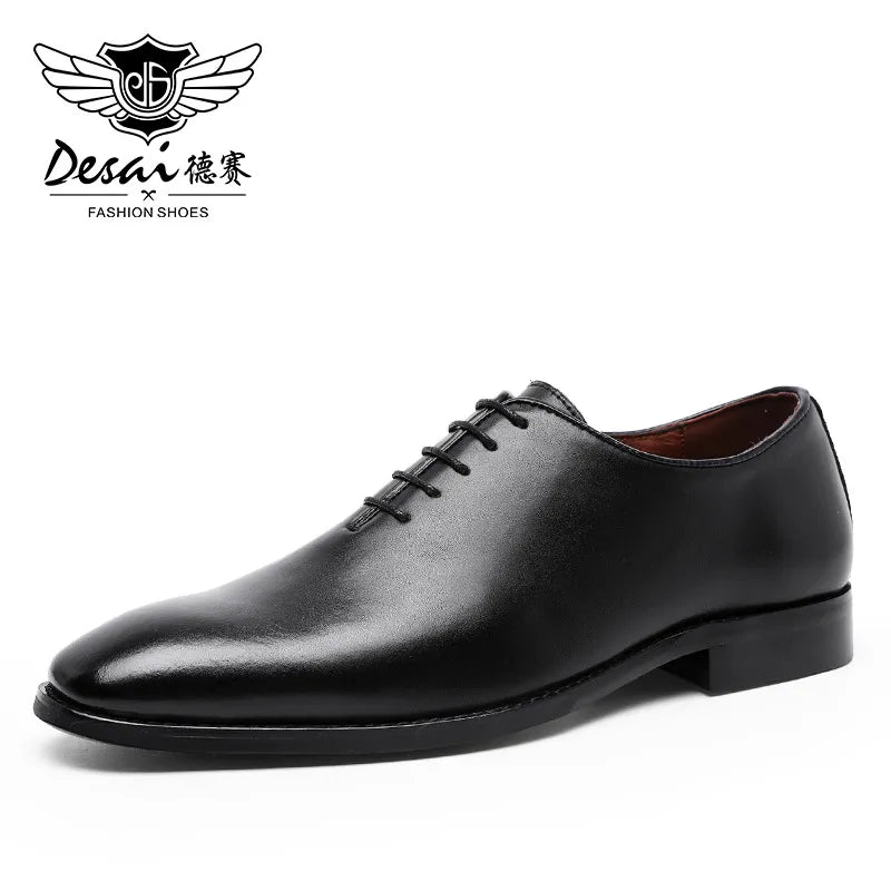 Men's Business Dress Casual Shoes for Men Soft Genuine Leather 