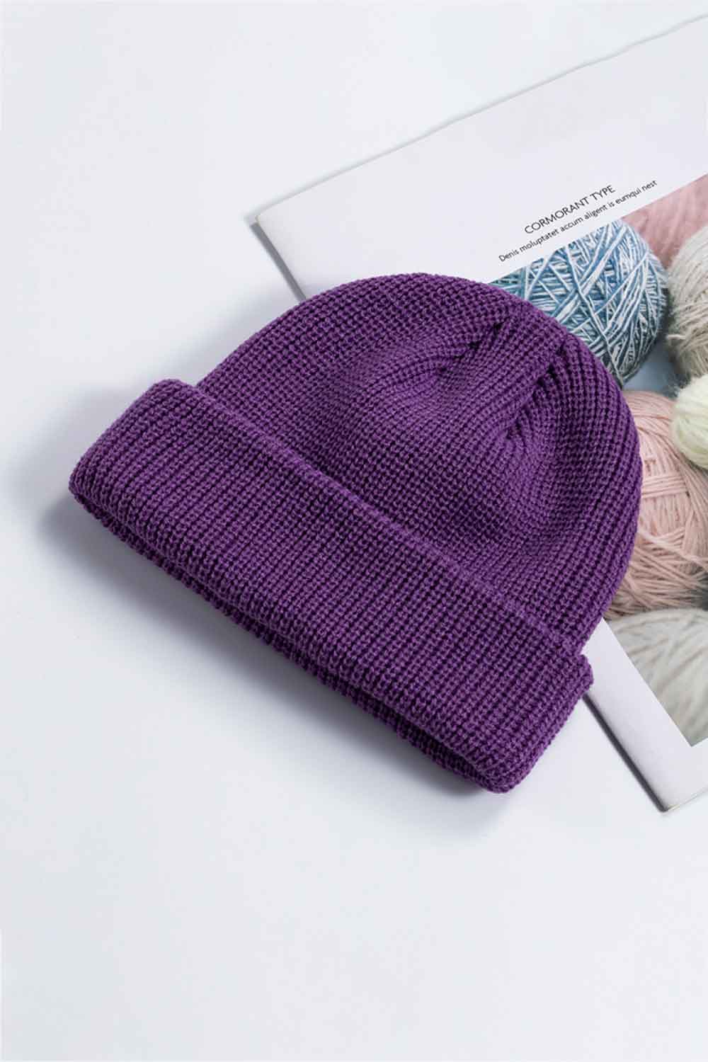 Cozy Rib-Knit Cuff Beanie 