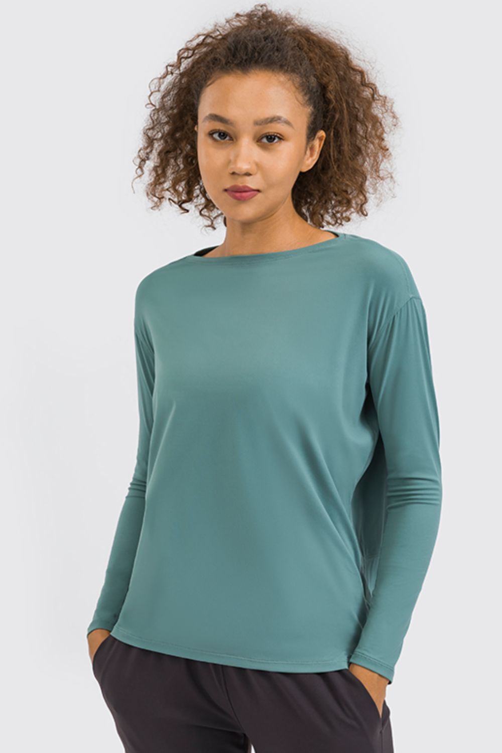 Loose Fit Active Top - Babbazon Tops