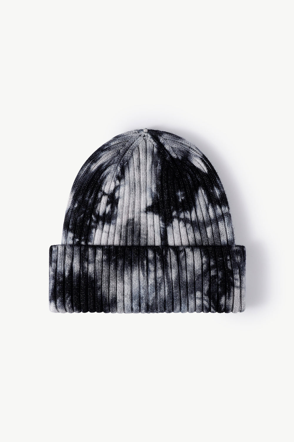 Tie-Dye Ribbed Cuffed Beanie - Babbazon hats