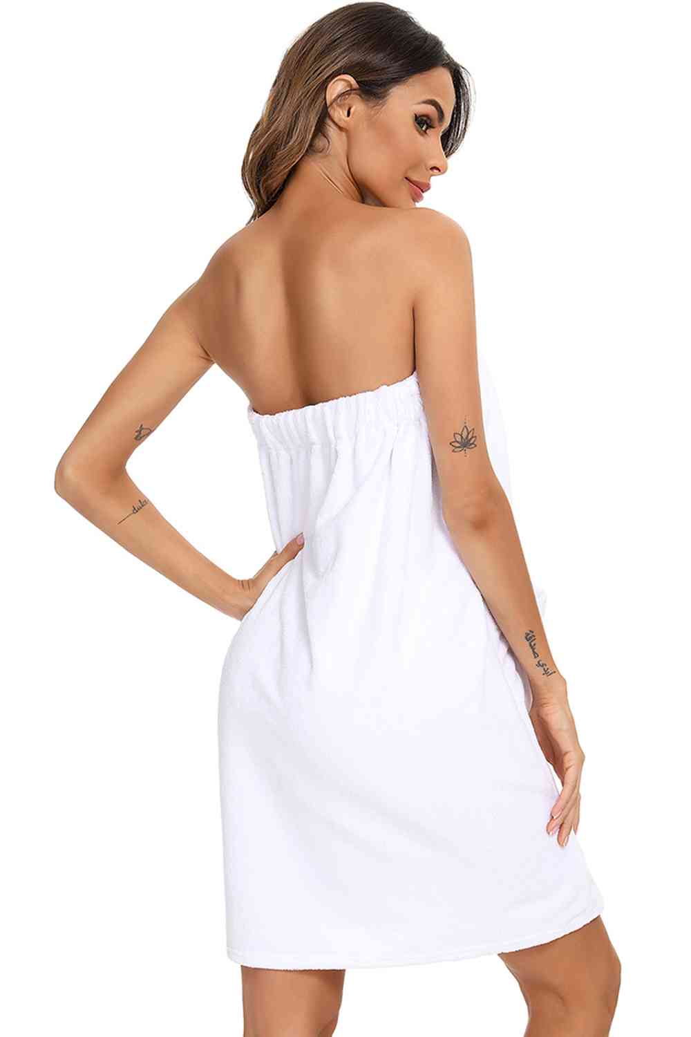 Strapless Robe with pocket 