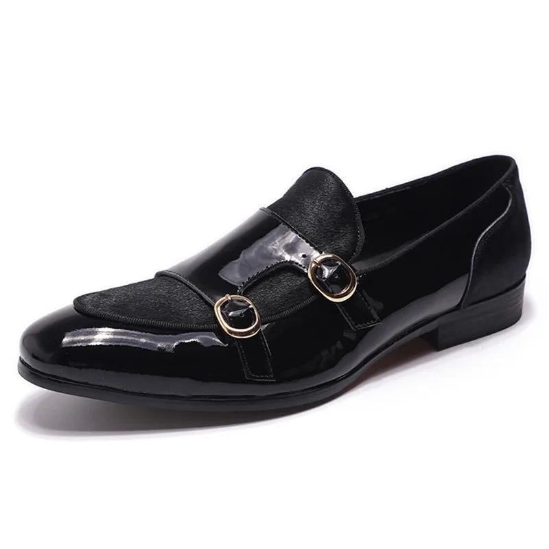 FELIX CHU Mens Wedding Loafers Gentlemen Party Dress Shoes 