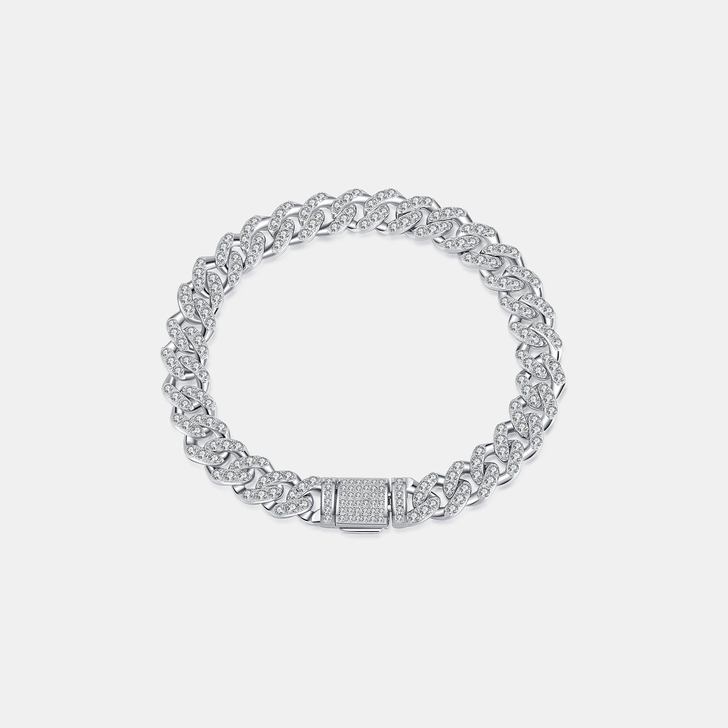 4.63 Carat Moissanite 925 Sterling Silver Bracelet 