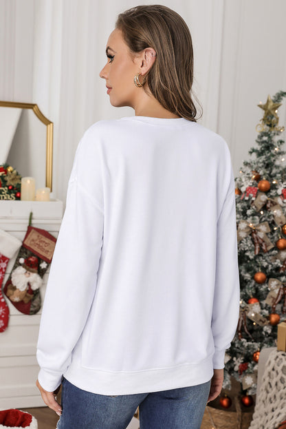 SANTA'S FAVORITE MAMA Graphic Sweatshirt 