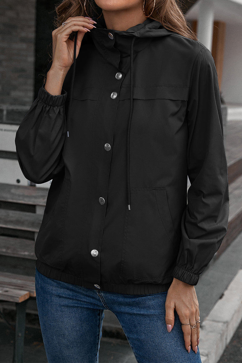 Button-Down Long Sleeve Sports Jacket 