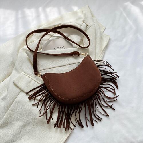 Fringe Detail Crossbody Bag 