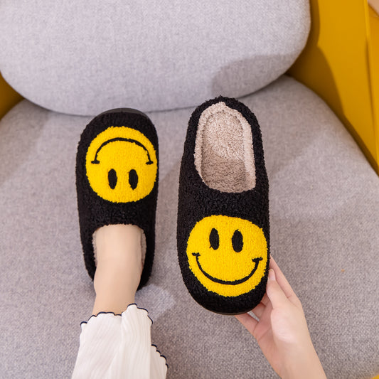 Melody Smiley Face Slippers 