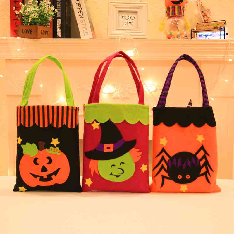 Assorted 2-Piece Halloween Element Handbags 