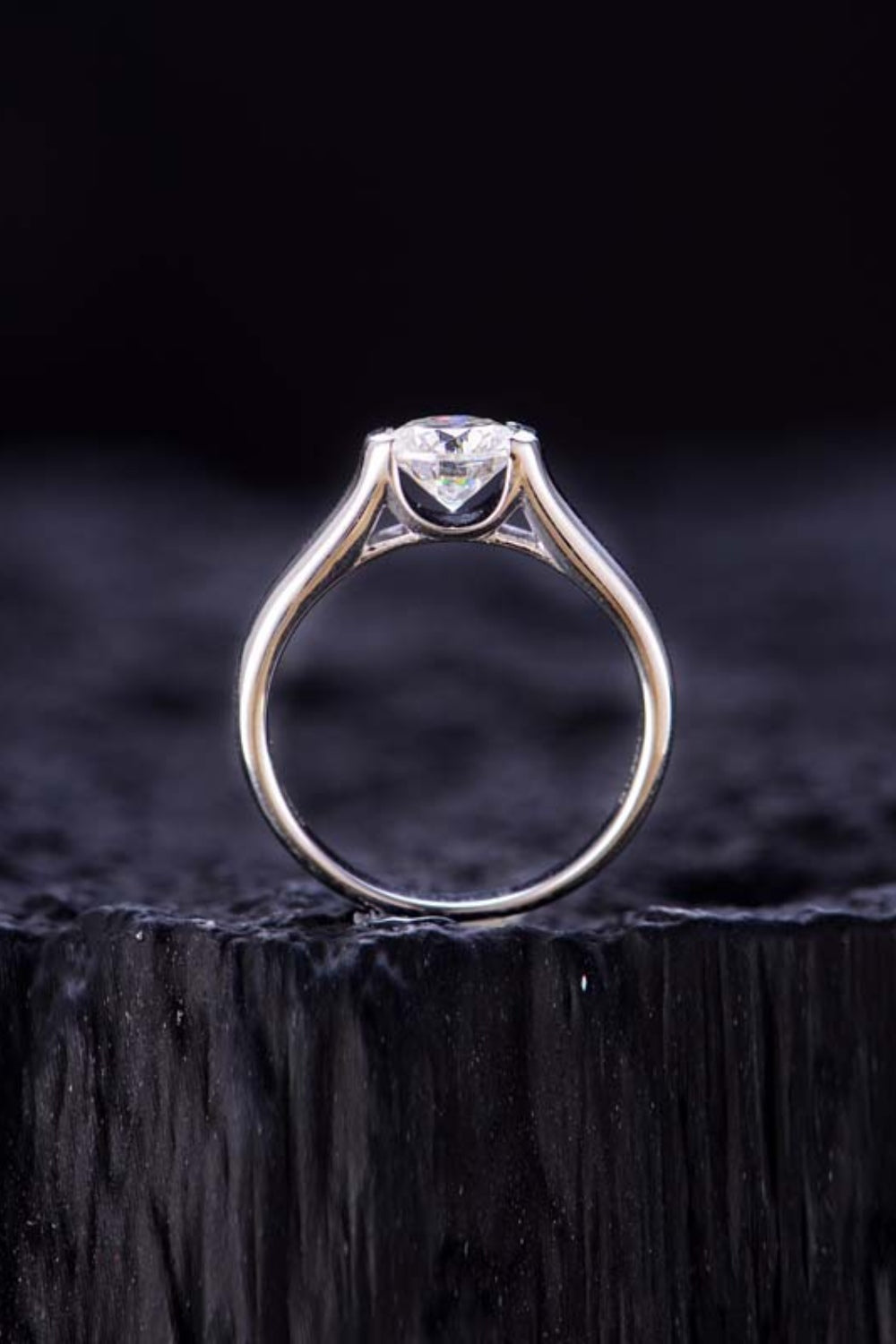 1.5 Carat Moissanite 925 Sterling Silver Ring 