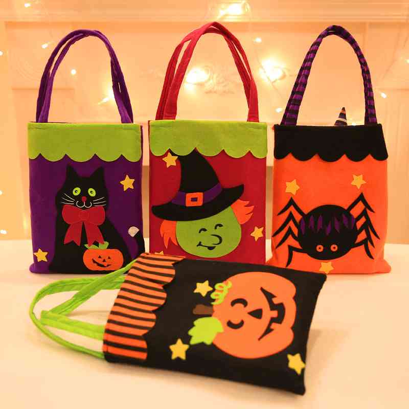 Assorted 2-Piece Halloween Element Handbags 