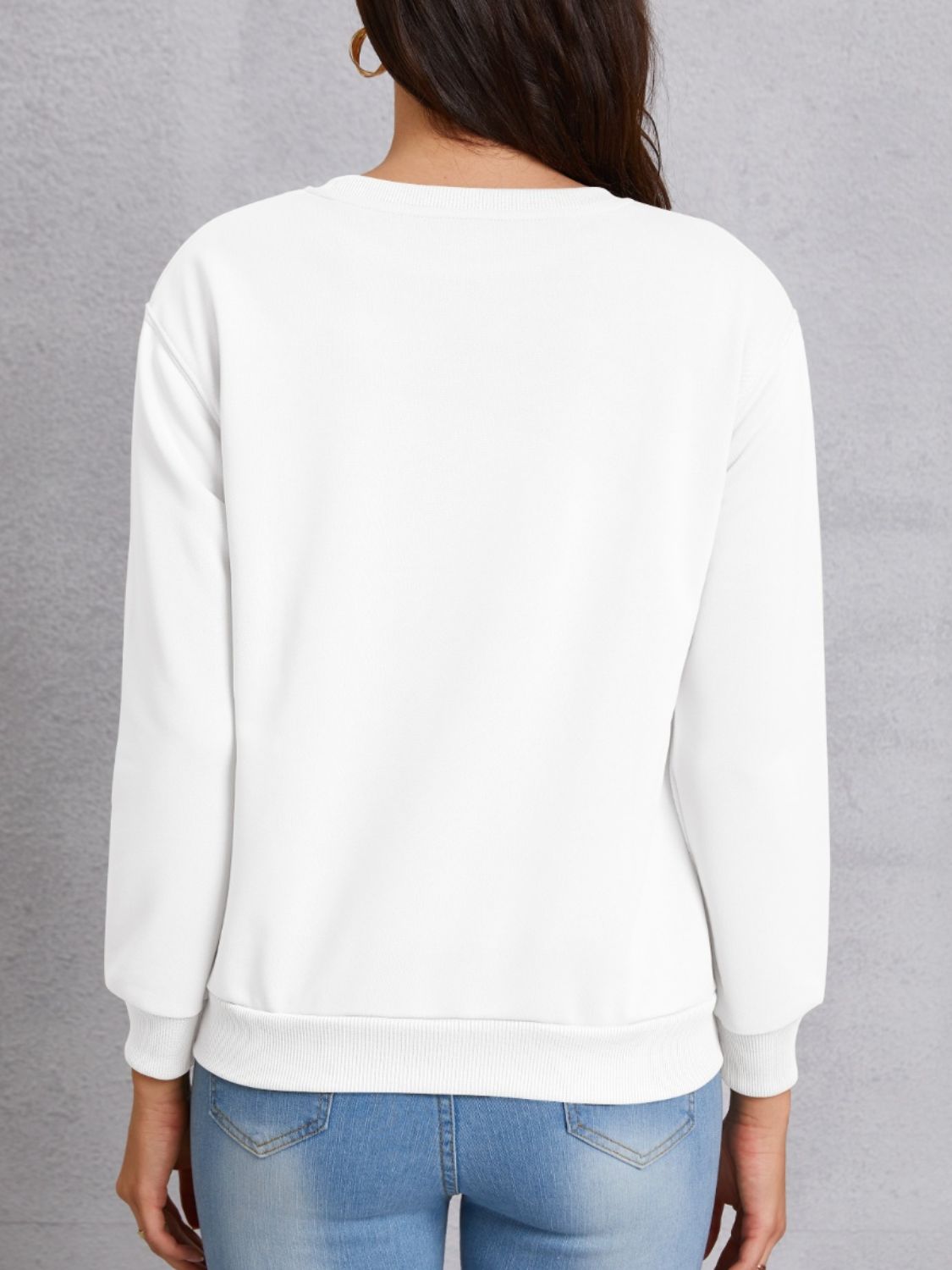 COWGIRLS FOREVER Round Neck Sweatshirt 