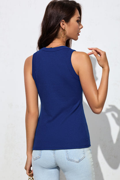 Round Neck Sleeveless Tank 