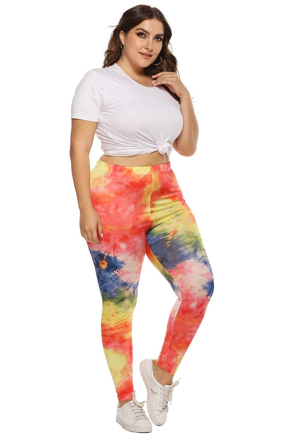 Plus Size Tie Dye Legging 