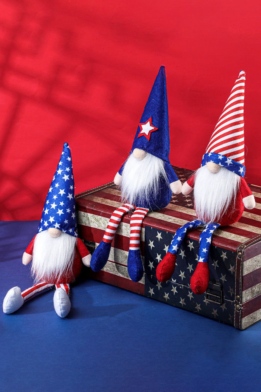 3-Piece Independence Day Pointed Hat Gnomes 