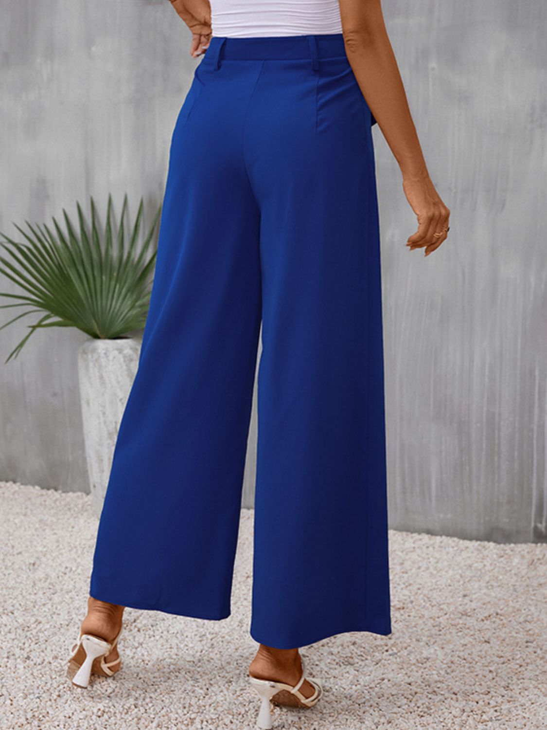 Long Wide Leg Pants 