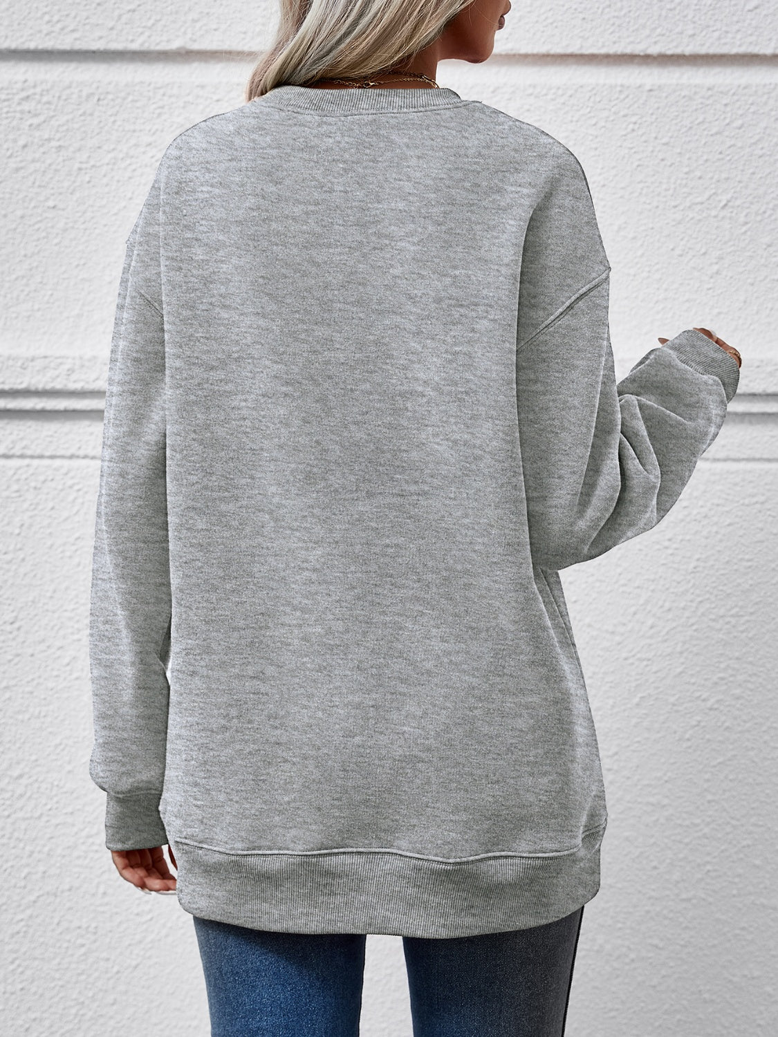 MERRY CHRISTMAS Dropped Shoulder Sweatshirt 