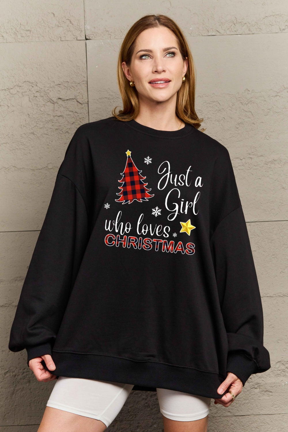 Simply Love Full Size Graphic Sweatshirt 